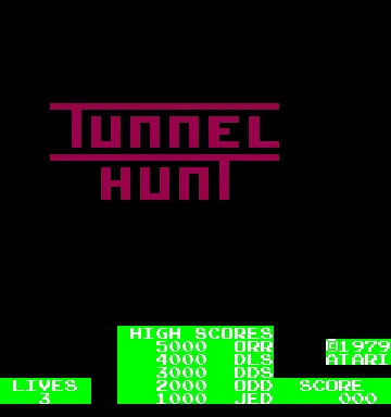 Tunnel Hunt screen shot title